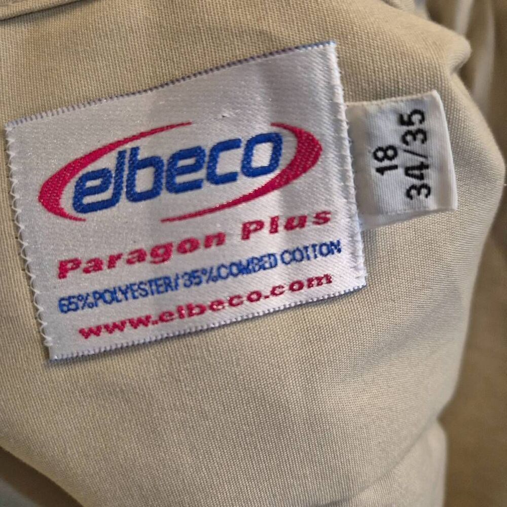 Elbeco Women's Tan Poly/Cotton Teflon Paragon Plus Style OP875-3 Shirt NEW - Picture 10 of 11
